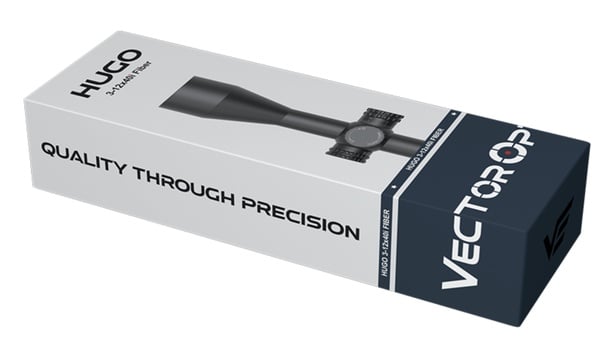 Vector Hugo 3-12x40i Fiber Reticle Rifle Scope SCOM-44