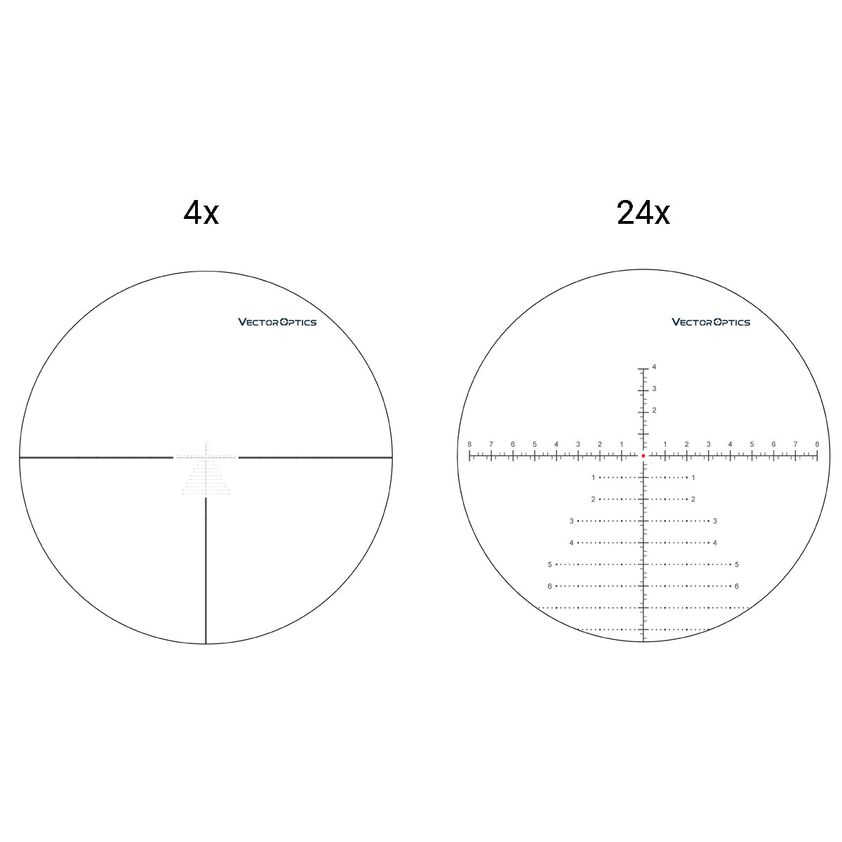 34mm Continental x6 4-24x56 VCT FFP Riflescope