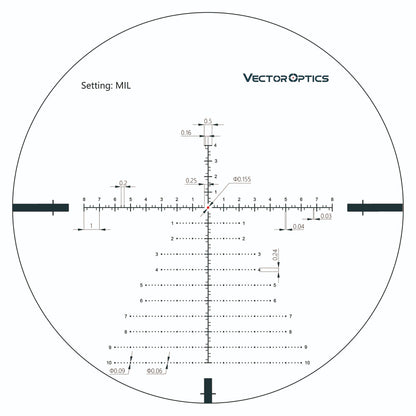 34mm Continental x6 4-24x56 VCT FFP Riflescope