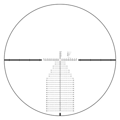 34mm Continental x6 4-24x56 FFP Riflescope FDE Ranging