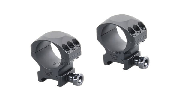 30mm X-Accu 1" Low Profile Picatinny Scope Rings Model: XASR-3001