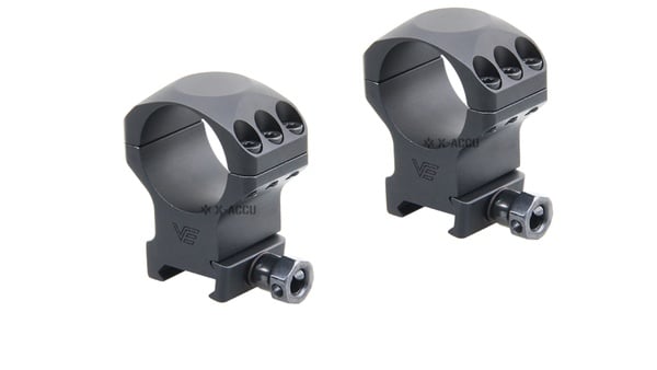 30mm X-Accu 1.25" Medium Profile Picatinny Scope Rings Model: XASR-3002