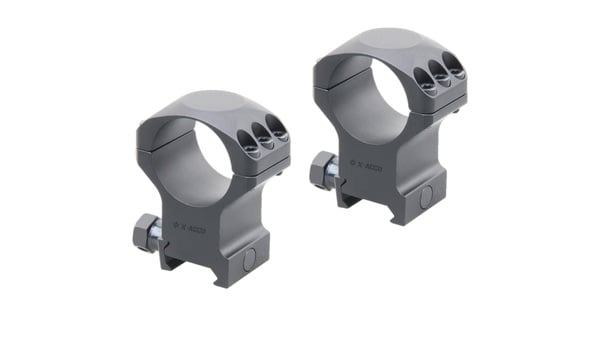 34mm X-ACCU 1.6" High Profile Scope Picatinny Ring Model: SCTM-54