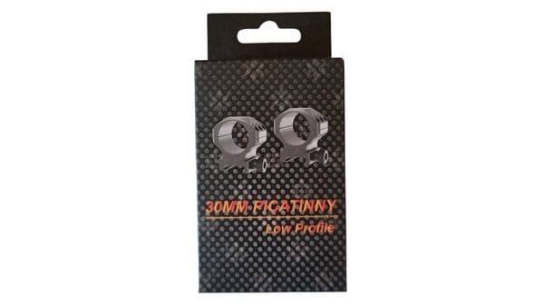 30mm X-Accu 1" Low Profile Picatinny Scope Rings Model: XASR-3001