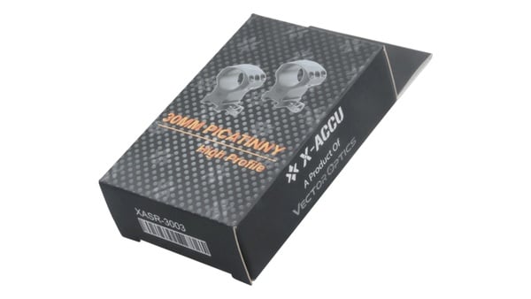 30mm X-Accu 1.4" High Profile Picatinny Scope Rings Model: XASR-3003