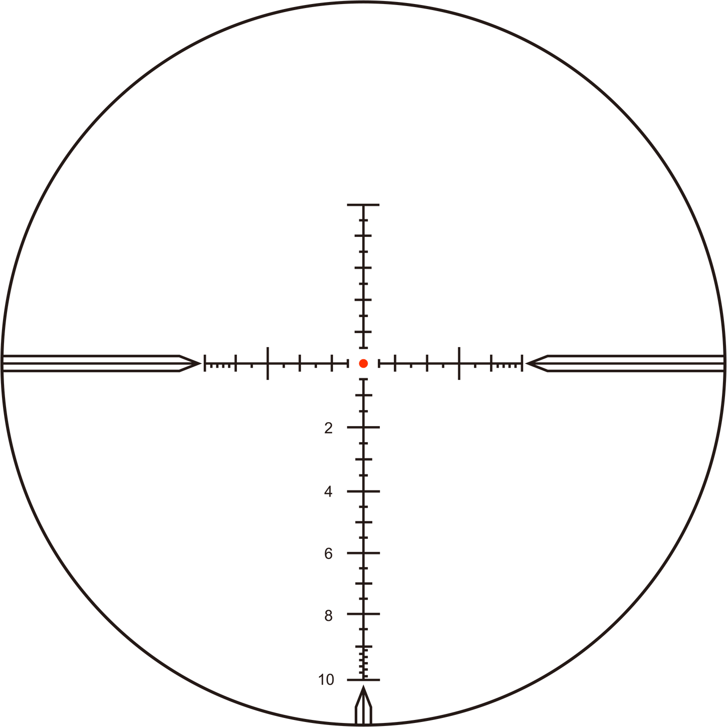 Vector Tauron 3-18x50 FFP GenII Rifle Scope SKU: SCFF-64