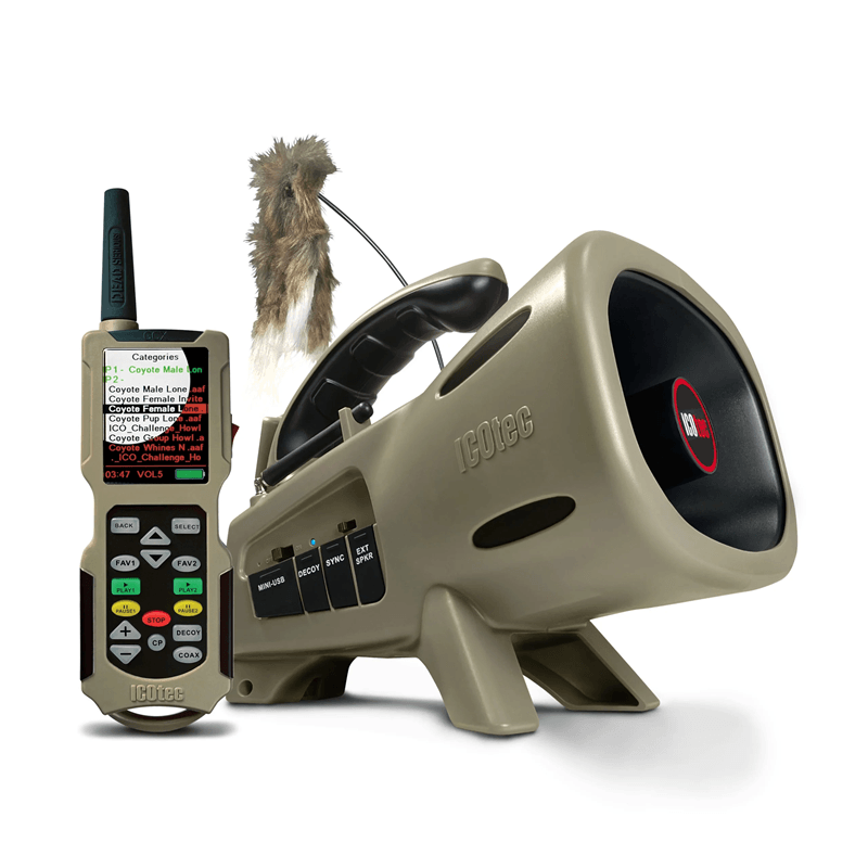 ICOtec Nomad + Programmable Predator Call/Decoy with Bluetooth (165 calls)