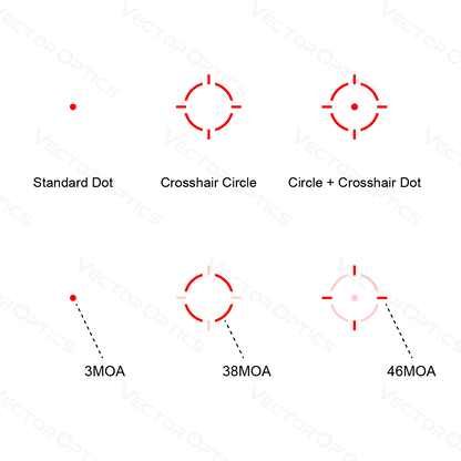 Vector Frenzy-X 1x19x26 SMR GenII Solar Power Multi-Reticle Model: SCRD-SM64